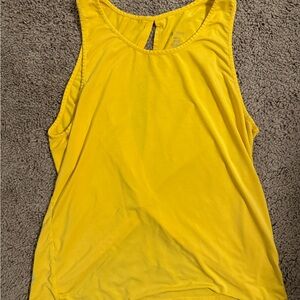 BuffBunny Yellow Cut Out Tank Top